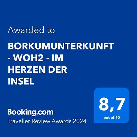 Borkumunterkunft - Woh2 - Im Herzen Der Insel Εξωτερικό φωτογραφία